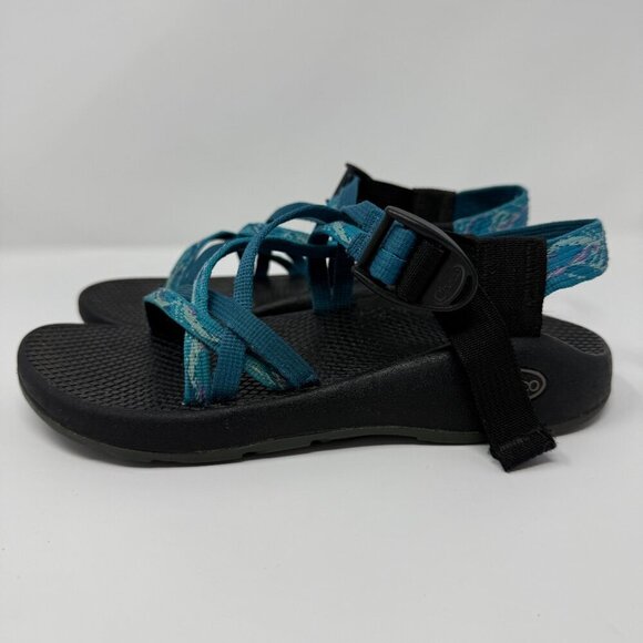 Chaco ZX1 Vibram Yampa Shoes Sandals Women's 6 Blue Outdoor Hiking Camping Comfy - Picture 9 of 12